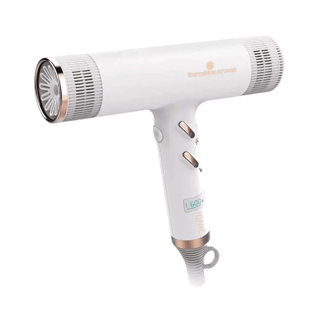 SECADOR D/CABELLO BELLALISS 6728-5D MEGATURBO ULTRA-LIGTH MOTOR-SPEED BLANC/DOR
